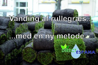 Sub surface teknik til vanding af rullegræs arealer