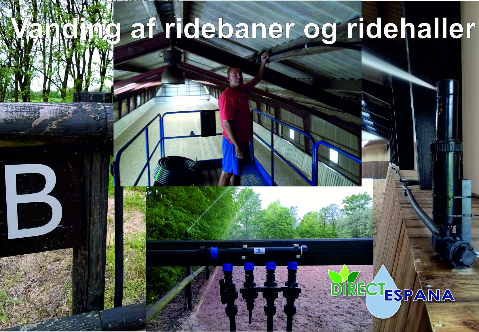 Vanding ridebaner / - haller