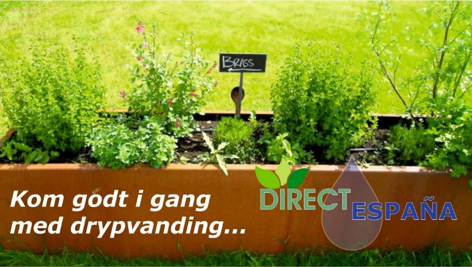 Kom godt i gang med drypvanding