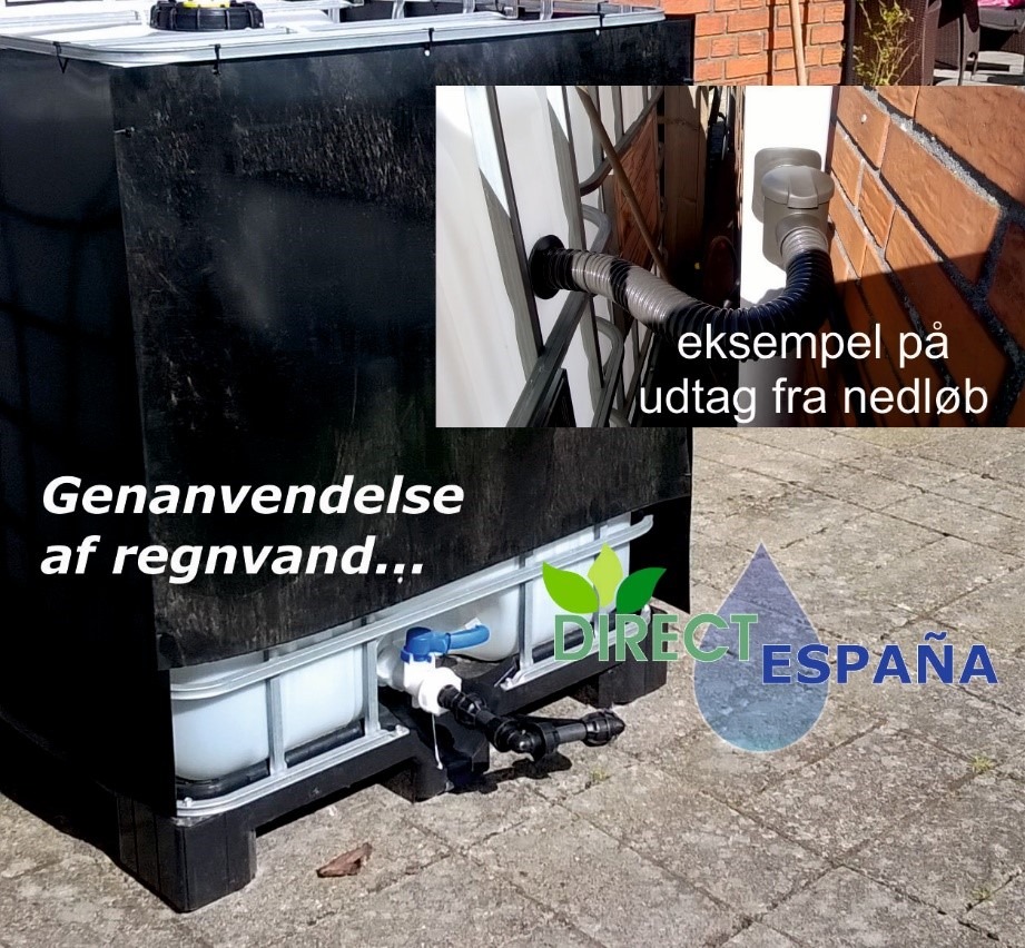 Genanvendelse af regnvand:  Det giver bare mening, hele vejen rundt…!