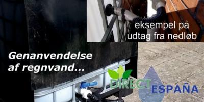 GENANVENDELSE AF REGNVAND: DET GIVER BARE MENING, HELE VEJEN RUNDT…!